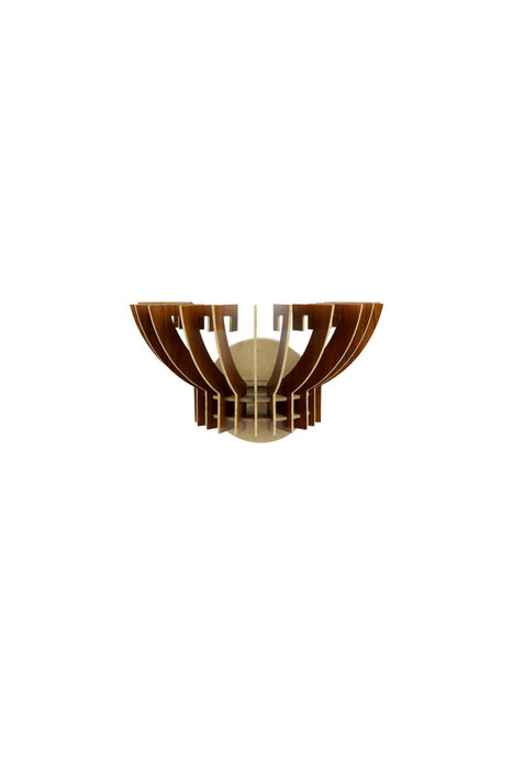 Opviq Crown Sconce Lámpara de pared Nogal Opviq Crown Sconce Lámpara de pared Nogal